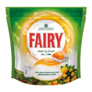 Fairy Clean & Fresh All In One Dishwasher Tablets Citrus Gro £4.99