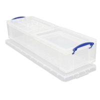 RobertDyas  Really Useful 22L Stackable Storage Box - Clear