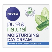 Wilko  Nivea Pure and Natural Moisturising Day Cream 50ml