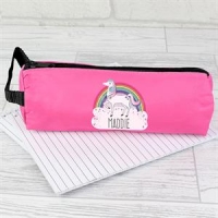 HomeBargains  Personalised Unicorn Pink Pencil Case