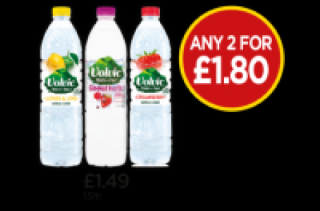 Budgens  Volvic Touch of Fruit Lemon & Lime, Summer Fruits Orange, St