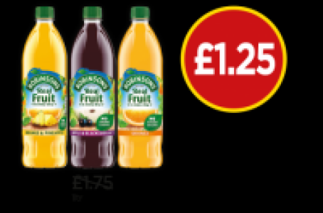Robinsons No Added Sugar Orange & Pineapple, Apple & Blackcu