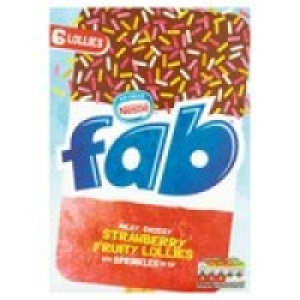 Fab Ice Lollies Strawberry £2.00
