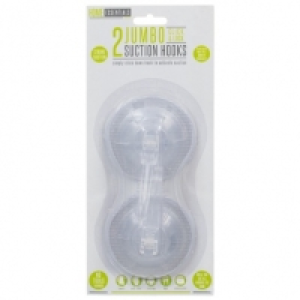 Jumbo Suction Click & Lock Hooks 2pk