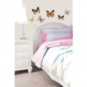 3D Butterfly Wall Sticker - Gold