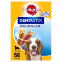 Asda Pedigree Dentastix Daily Adult Medium Dog Treat Dental Chews 56 Stick