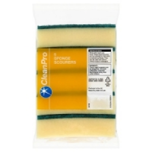 Clean Pro Sponge Scourers x 5