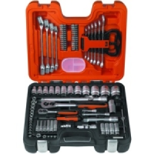 Bahco 92 Piece 1/4in & 1/2in Socket & Spanner Set