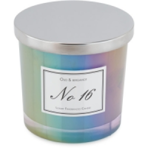 Oud & Bergamot Coloured Candle
