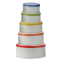 Aldi  Block Colour Nested Storage Tins