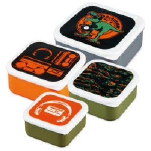 Stackable Lunch Pots Dinosaur