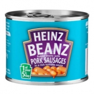 Heinz Beanz With Pork Sausages 200g £1.00