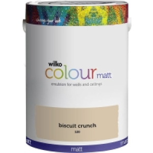 Wilko Biscuit Crunch Matt Emulsion Paint 5L &pound;15.00