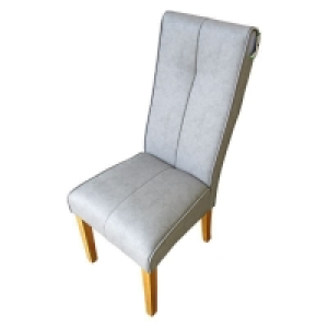 Milan Dining Chair Grey & Faux Leather £59.00