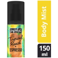 Wilko  Impulse Tropical Beach and Espresso Body Mist 150ml