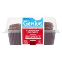 Morrisons  Genius Gluten Free Chocolate Cupcake 