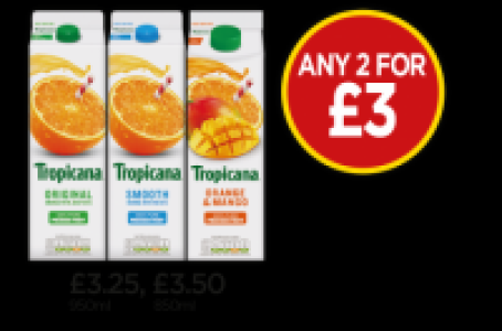 Budgens  Tropicana Original Orange Juice, Smooth Orange Juice, Orange