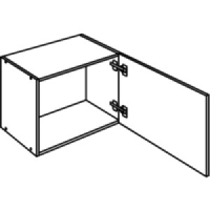 Wickes Tenby Cooker Hood Unit 600mm