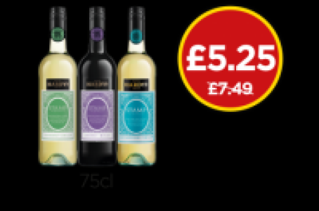 Hardys Stamp Chardonnay Semillon, Hardys Stamp Cabernet Merl £7.49