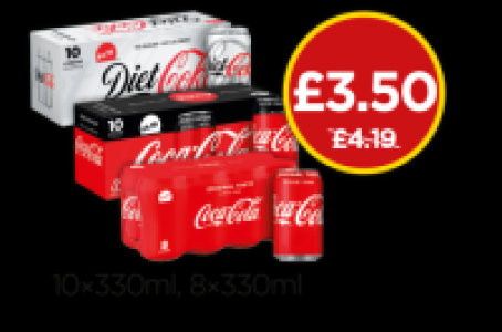 Diet Coke, Coke Zero, Coca Cola £4.19