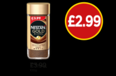 Nescafe Gold Blend £3.99