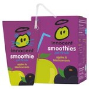 Innocent Kids Apple & Blackcurrant Smoothies £3.30