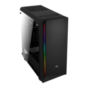 Overclockers Aerocool Aerocool Rift RGB Midi-Tower Case - Black Tempered Glass Edi