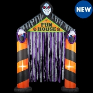 Haunted House Entrance Inflatable & Lights 2.7m