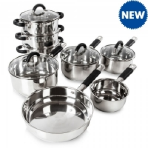 Tower 8pc Pan Set with Silicone Handles