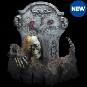 JTF  Animated Tombstone Sound & Moving Reaper B/O 60cm