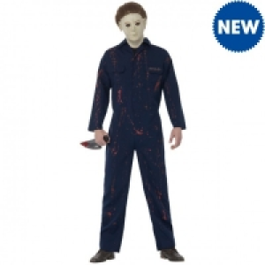 Halloween Michael Myers Jumpsuit Mask Knife Large