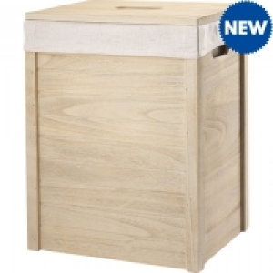 Laundry Basket with Natural White Liner Large