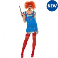 JTF  Chucky Top & Short Dungaree Dress Ladies S
