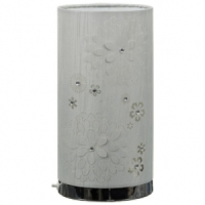 BMStores  Lila Cutout Diamante Table Lamp - Silver