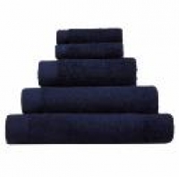 Asda George Home 100% Cotton Bath Towel - Navy