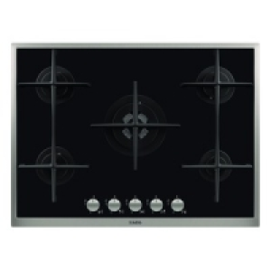 AEG HG795440XB 5 Burner Gas On Glass Hob Black 700mm