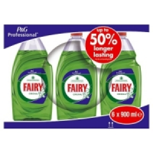 Makro  Fairy Professional Washing Up Liquid Original 900ml x 6