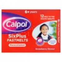 Asda Calpol Paracetamol Fastmelts 6+ Years Strawberry Flavour