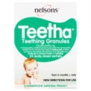 Nelsons Teetha Natural Teething Granule Sachets