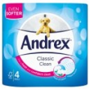 Classic Clean Toilet Roll 4 Rolls £2.00