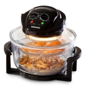 RobertDyas  Daewoo 17L Halogen Air Fryer Low Fat Oven - Black