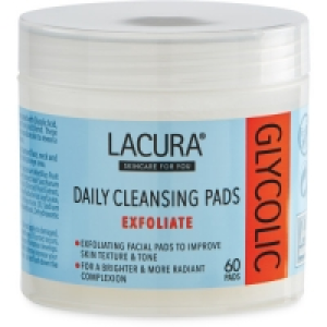 Aldi  Lacura Glycolic Pads 60-Pack