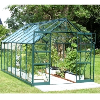 RobertDyas  Vitavia Phoenix Horticultural Glass Greenhouse with Free 2 T
