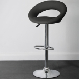 Home Scape Adjustable Bar Stool - Black £42.99