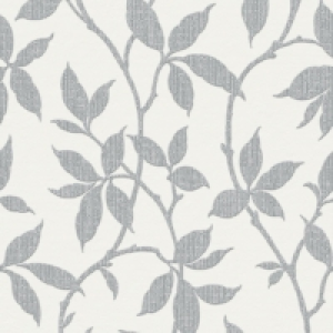 Wilko  Superfresco Colours Elisa White and Grey Wallpaper