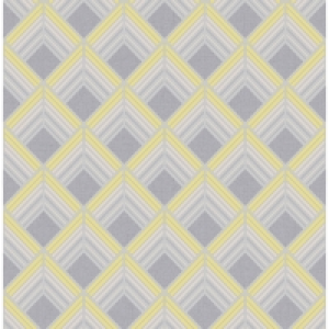 Wilko  Graham & Brown Boutique Wallpaper Trifina Geo Yellow