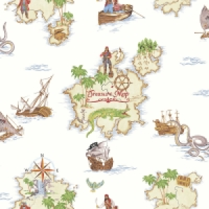 Wilko  Arthouse Pirate Kids Wallpaper