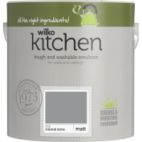 Wilko  Wilko Kitchen Mineral Stone Matt Emulsion Paint 2.5L