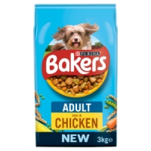 Bakers Chicken with Vegetables Complete Dog Food 3kg £5.00
