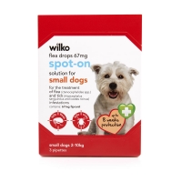 Wilko  Wilko 3 pack Spot On Flea Treatment for Small Dogs
